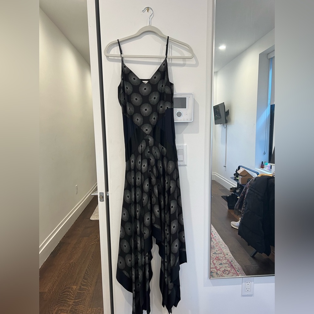 100% silk DVF dress